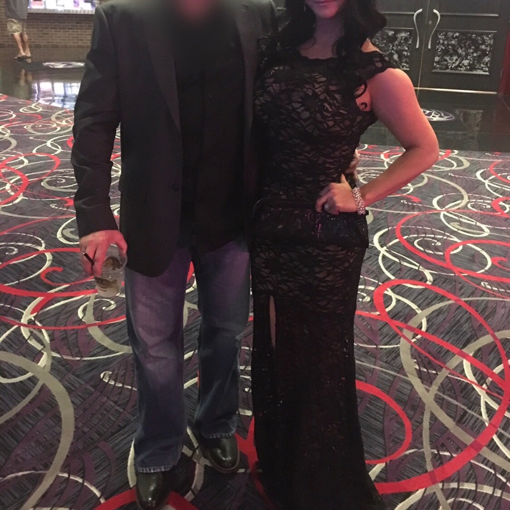 Windsor Black Lace Gown